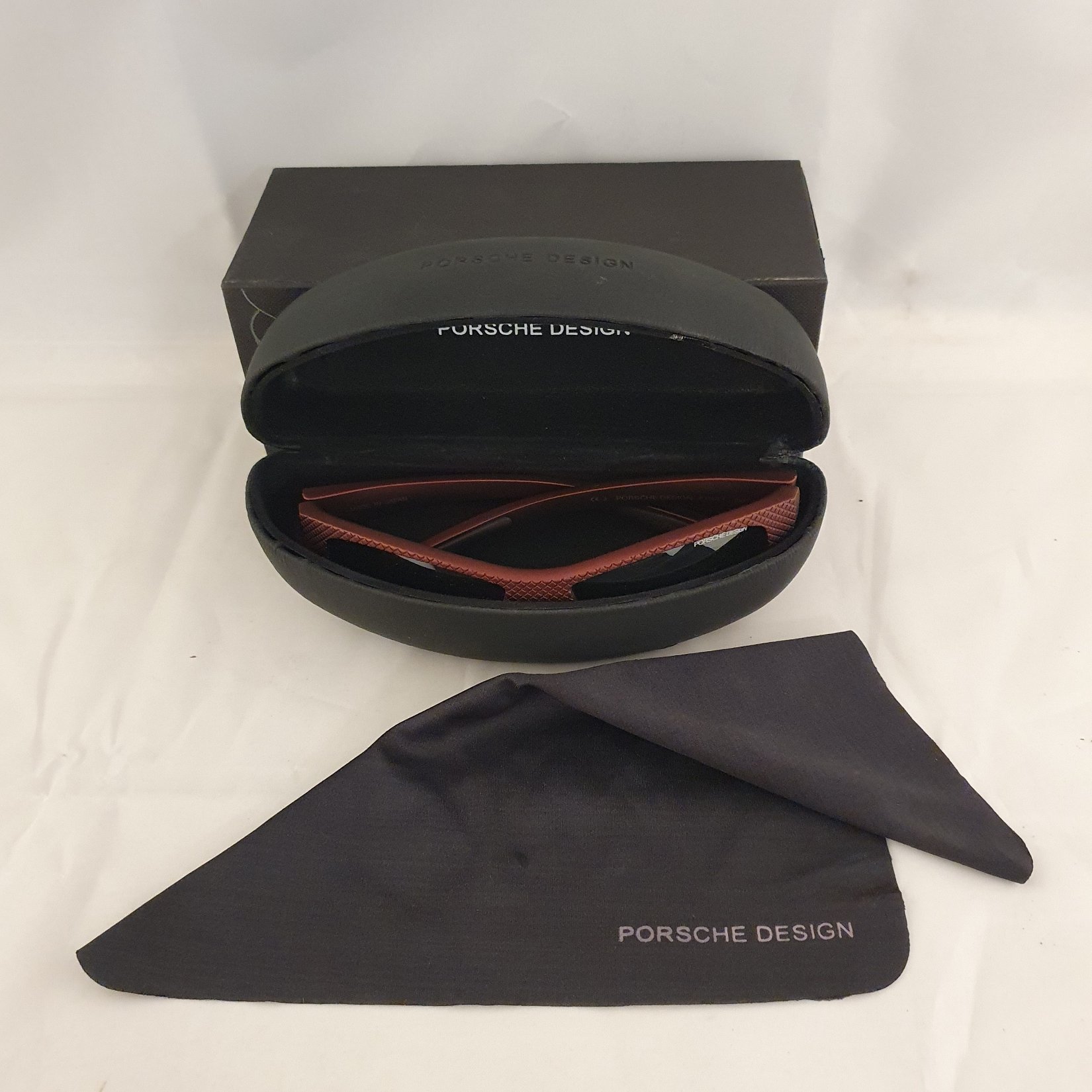 Porsche Design P3005F-130 sunglasses burgundy red