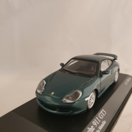 Porsche 911 996 GT3 1999 Vert Jungle Métallique 1/43 Minichamps 430068005