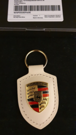 Porsche Porte-clés avec emblème Porsche - Carrera blanc WAP0500960E