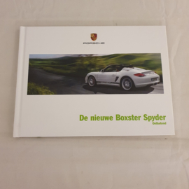 Brochure couverture rigide Porsche 987 Boxster Spyder 2010 WSLS1001001491