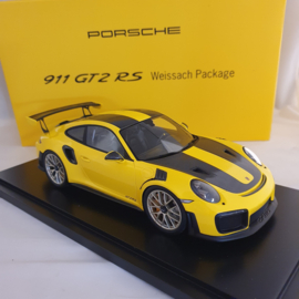 Porsche 991 GT2 RS pack Weissach jaune/noir - WAP0211520J