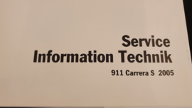 Porsche 911 997 Carrera S Service Information Technik - 2005