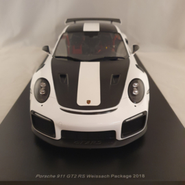 Porsche 911 991 GT2 RS Weissach Pack 2018 blanc 1:12 - Spark 12S022