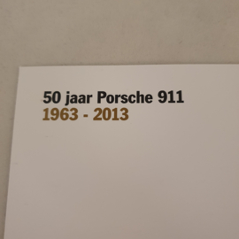 Porsche 911 50 jaar ansichtkaart - groot formaat