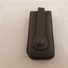 Porsche key cover made of smooth leather - Agate grey