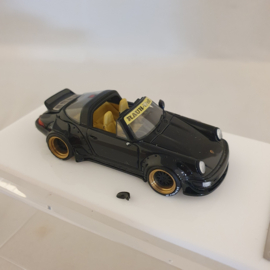 Timothy & Pierre 1:64 Porsche 911 (964) Targa RWB Black – Gelimiteerd 088/599