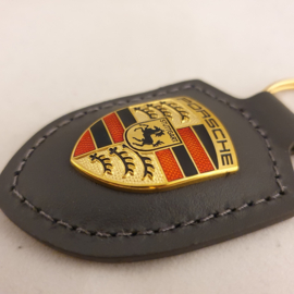 Porsche Schlüsselanhänger mit Porsche Emblem - grau WAP0500970H