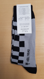 Porsche Pasha Schwarz / Grau - HEEL TREAD Socken