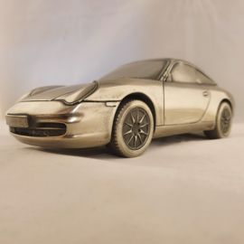 Porsche 911 996 Targa 1:18 - Presse papier van zilvertin