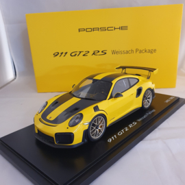 Porsche 991 GT2 RS pack Weissach jaune/noir - WAP0211520J