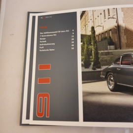 Porsche 911 50 Ans Anniversary modèle 2013 - Hardcover brochure allemande