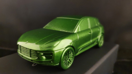 Porsche Macan Turbo 2020  Mamba vert Métallisé - Presse Papier