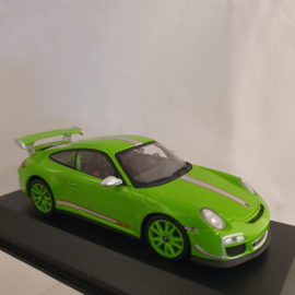 Porsche 911 997 GT3 RS 4.0 2011 jaune-vert 1/43 Minichamps CA04316054