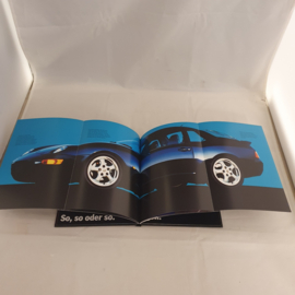 Brochure couverture rigide Porsche 968 1993 WVK12701194