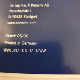 Porsche Boxster brochure reliée 2006 - DE WVK30701007