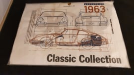 Porsche poloshirt Classic 1963 navy blue - WAP71800S0H