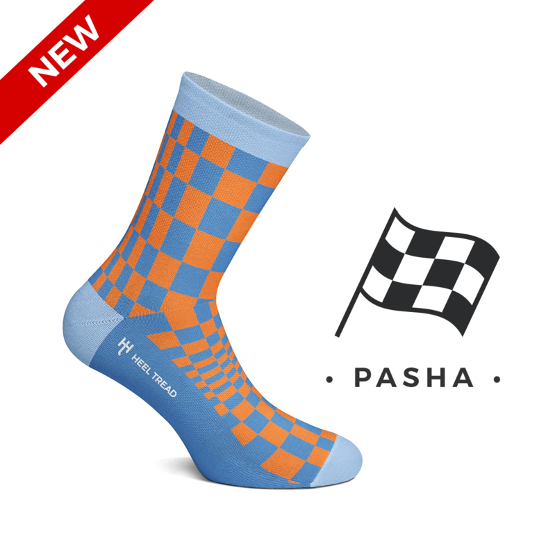 Porsche Pasha Golf Farben - HEEL TREAD Socken