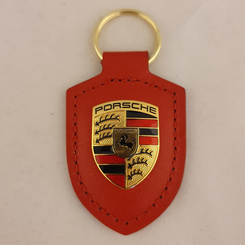 Porsche Schlüsselanhänger mit Porsche Emblem - Carrera weiß WAP0500960E, Porsche  Schlüsselanhänger