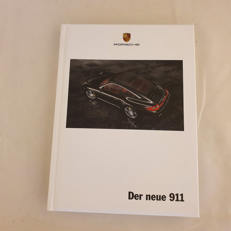 Porsche 911 997 Hardcover brochure 2008 Der neue 911 - DE