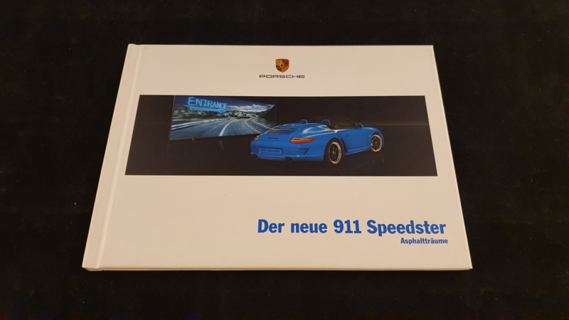 Porsche 911 997 Speedster Hardcover brochure 2010 - DE - 25 Jahre Porsche Exclusive