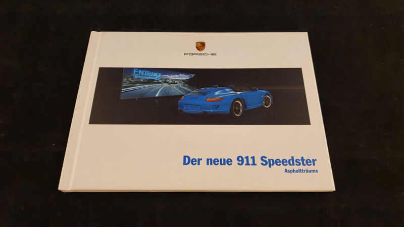 Porsche 911 997 Speedster Hardcover broschüre 2010 - DE - 25 Jahre Porsche Exclusive