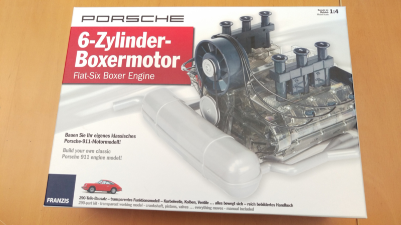 Maquette de moteur Porsche 6 cylindres à plat