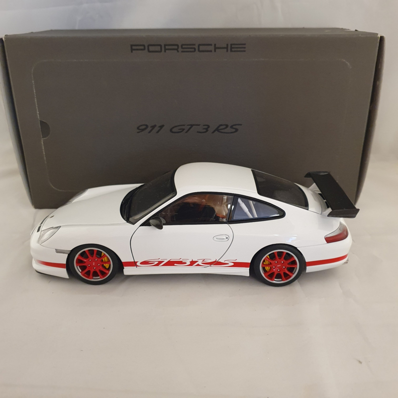 Porsche 911 996 GT3 RS blanc/rouge 1/18 AutoArt - WAP02160115