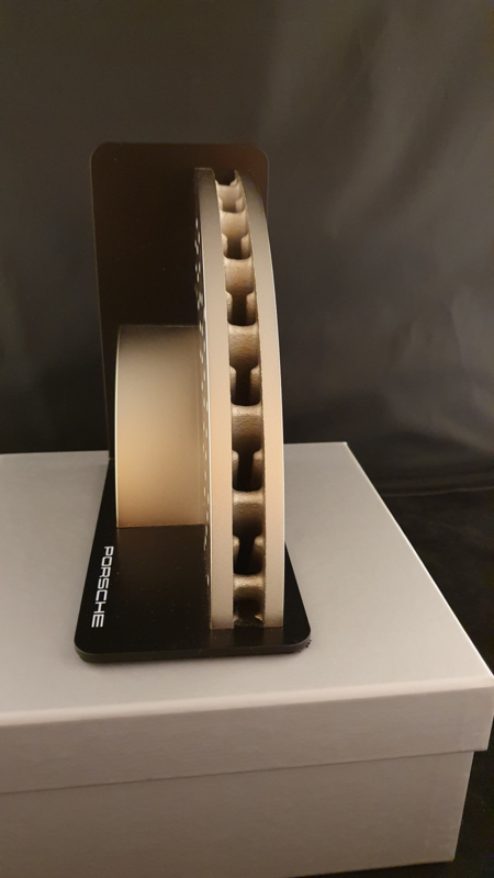Porsche 911 ブレーキディスク使用Bookend Porsche 911 ブレーキディスク使用Bookend