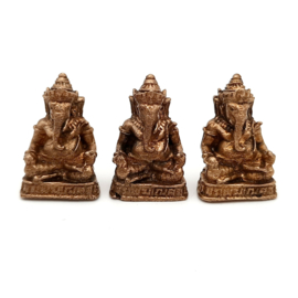 Ganesha | mini (reis) beeldje per 1 stuk met 1 stoffen zakje