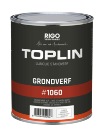 Toplin grondverf standaard wit 1 liter blik #1060