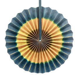 Tie Dye Waaier | Blauw