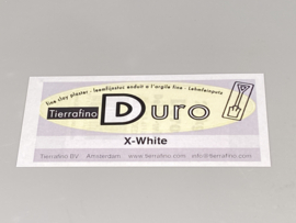 Nieuw product Duro X-white, testzakje 0,8 kg, ca. 0.40 m² witste wit