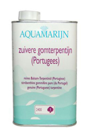 Portugese gomterpentijn - aquamarijn 0,5 liter