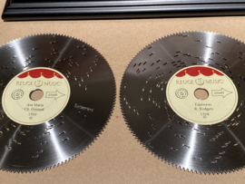 Reuge platen koffer met inleg en 7 plaatjes