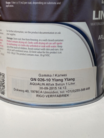 Linolux aflak satijn GN 026-10 Ylang Ylang van kleurwaaier Gamma - Karwei 1 liter