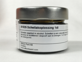 Schellak oplossing 0,1 liter