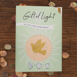 Gift of light - lichtzakjes - brievenbus kado