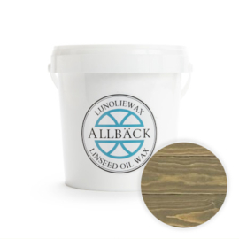 100% natuurlijke Lijnolie wax | Mosgroen | Allbäck - 1 liter in emmertje