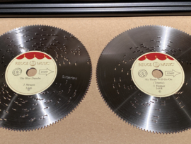 Reuge platen koffer met inleg en 7 plaatjes