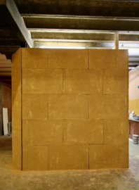 Leemplaten 1000x625x22 mm, 40 stuks op pallet