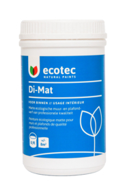 Di-mat dispersieverf basis wit 0,9 liter, voor ca. 8 m²