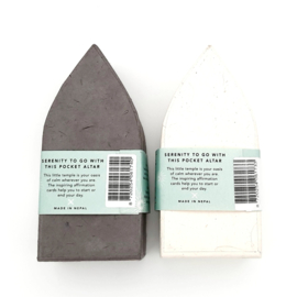 Serenity pocket altar - Taupe