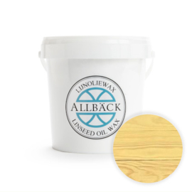 100% natuurlijke Lijnolie wax | Citroen | Allbäck - 1 liter in emmertje