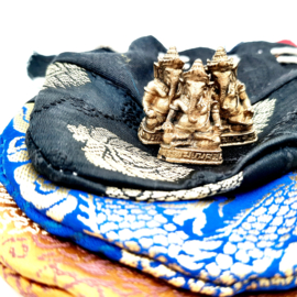 Ganesha | mini (reis) beeldje per 1 stuk met 1 stoffen zakje