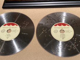 Reuge platen koffer met inleg en 7 plaatjes