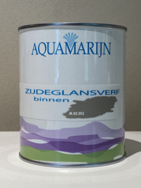 Aquamarijn zijdeglansverf voor binnen M.02.052 (beige - groen achtig)) 0,75 liter