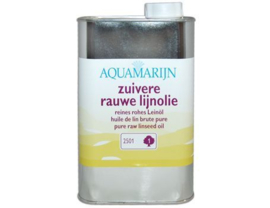 Zuivere rauwe lijnolie - Aquamarijn - 1 liter