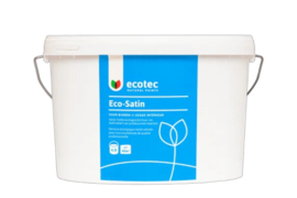 Eco-Satin Wit 0,9 liter, ca. 8 m²