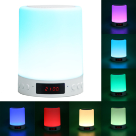 Bluetooth wekker met lamp