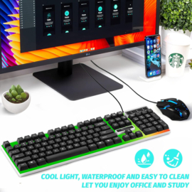 Game toetsenbord met muis RGB